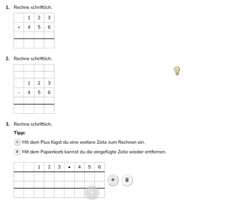 Anleitung für den Rechenkästchen Assistenten